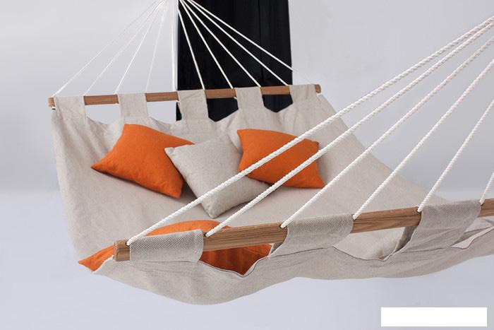 Дачный гамак Гамак-Бай с брусками морковный [SB392DP]