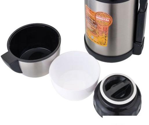 Термос для еды БИОСТАЛЬ NGP-1800P (серебристый)