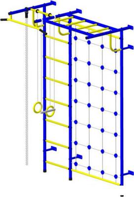 Детские спортивные комплексы и игровые площадки Пионер С4С (синий/желтый)