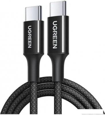 Кабель Ugreen L502 USB Type-C - USB Type-C (1 м, черный)