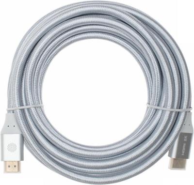 Кабель CACTUS CS-HDMI.2.1-5 (5 м, серебристый)