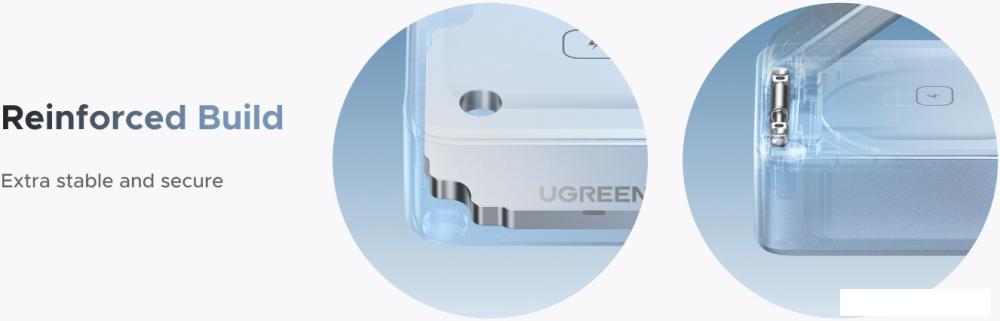Беспроводное зарядное Ugreen MagFlow 2-in-1 W752 55960 (голубой)