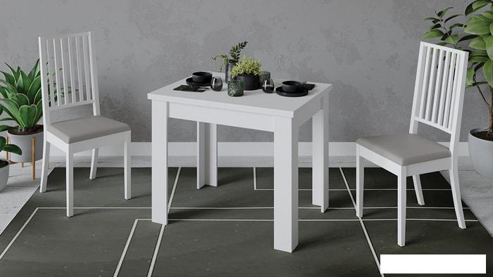 Кухонные столы и обеденные группы Трия Промо тип 3 (белый/белый)