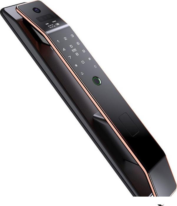 Дверной замок Roome Tuya 3D face intercom Lock 3D face-1 (черный)