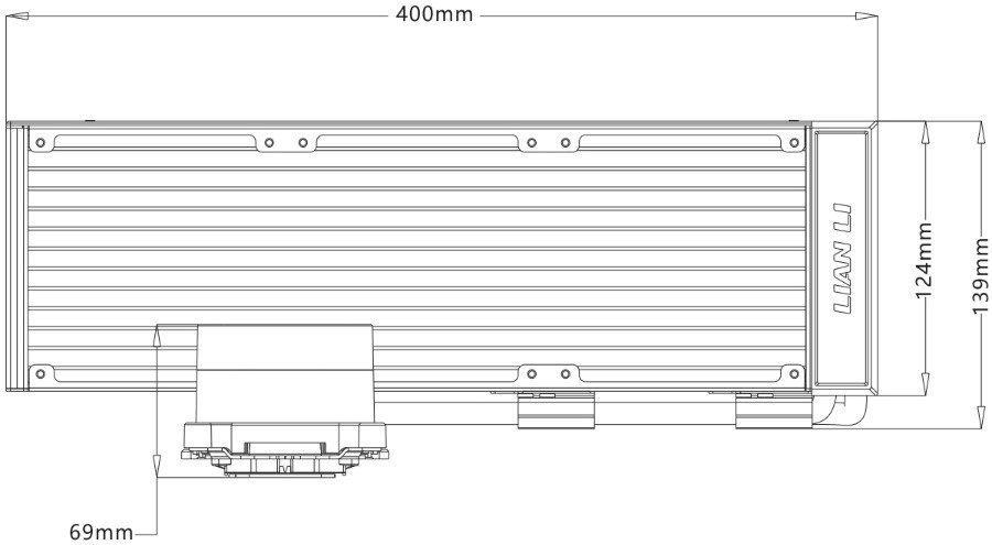 Система жидкостного охлаждения для процессора Lian Li Hydroshift II LCD-C 360N GHS2LCD36B G89.GHS2LCD36B.R0