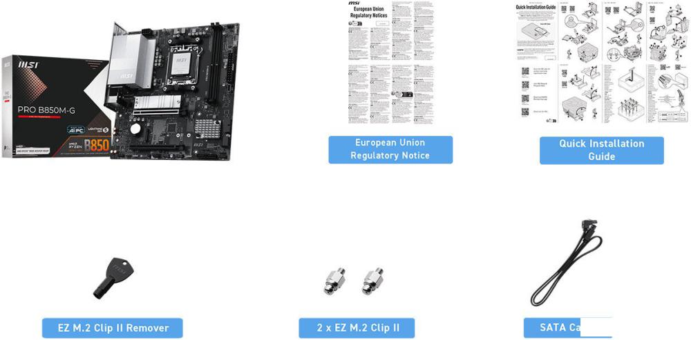 Материнская плата MSI Pro B850M-G