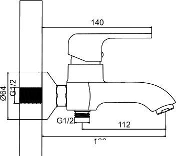 Смеситель Ledeme H44 L3244