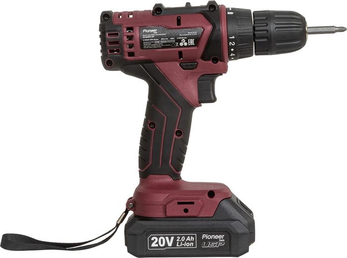 Шуруповерты, гайковерты, электроотвертки Pioneer Tools CD-M2002C-USP (с 2-мя АКБ, кейс, оснастка)