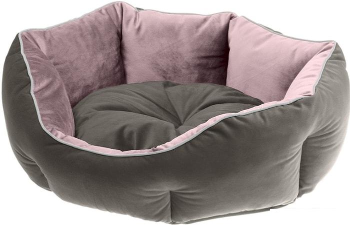 Лежак Ferplast Queen 60 (розовый/серый)