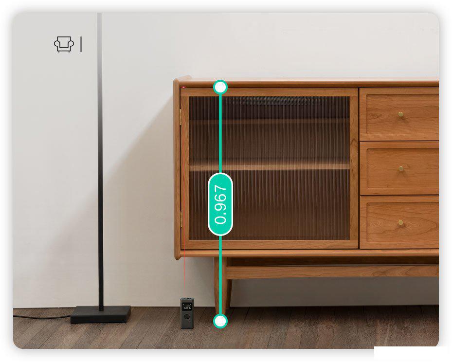 Лазерный дальномер Xiaomi Smart Laser Measure MJJGCJYD001QW