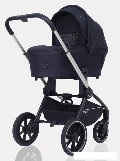 Детские коляски и аксессуары Rant MOWbaby Zoom PU (3 в 1, silver black)