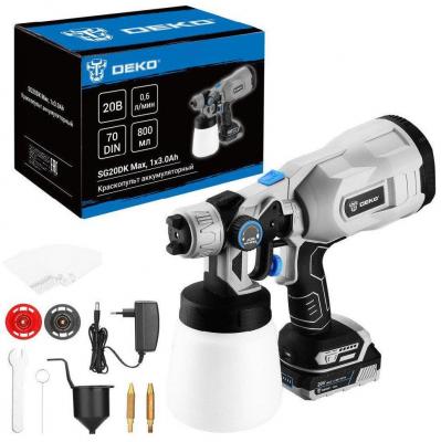 Краскораспылитель Deko SG20DK Max 083-1135 (с 1-им АКБ)