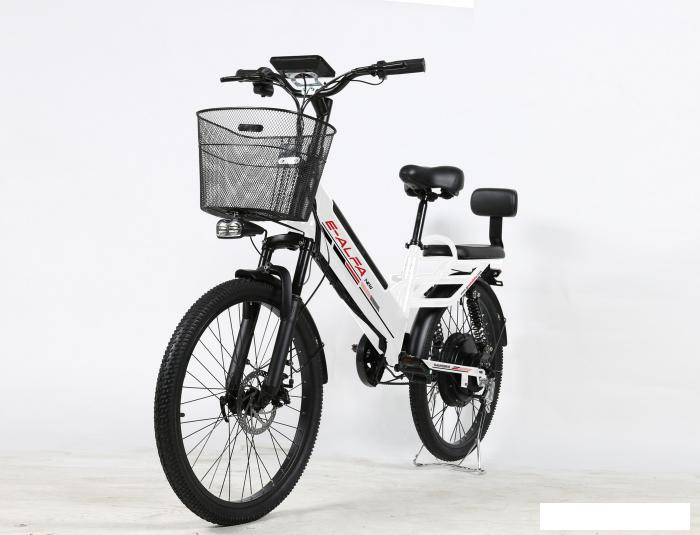 Электровелосипед SameBike Е-Alfa New SB-E-ALFA350-36/10 (белый)