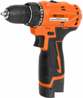 Шуруповерты, гайковерты, электроотвертки Союз ДШС-14-1Л (с 2-мя АКБ, кейс)